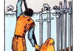 塔罗牌宝剑六正位事业财运发展如何？宝剑六正位事业财富结果