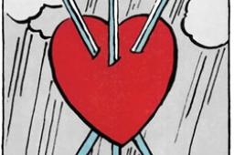 塔罗牌宝剑三正位事业财运发展如何？宝剑三正位事业财富结果