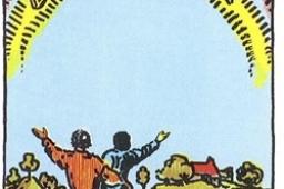 塔罗牌圣杯十正位事业财运发展如何？圣杯十正位事业财富结果