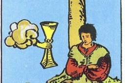 塔罗牌圣杯四正位事业财运发展如何？圣杯四正位事业财富结果