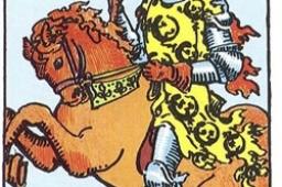 塔罗牌权杖骑士正位事业财运发展如何？权杖骑士正位事业财富结果