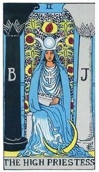 塔罗牌女祭司正位事业财运发展如何？女教皇正位事业财富结果