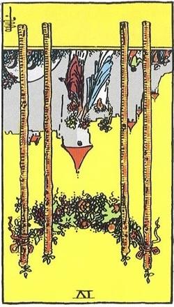 权杖四逆位他想复合吗？权杖四逆位复合有望吗？