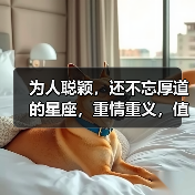 为人聪颖,还不忘厚道的星座,重情重义,值得交心! 为人聪颖,还不忘厚道的星座,重情重义,值得交心!