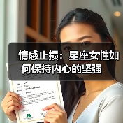 情感止损：星座女性如何保持内心的坚强