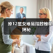 撩12星女难易指数榜单揭秘