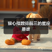 狠心指数排前三的星座是谁
