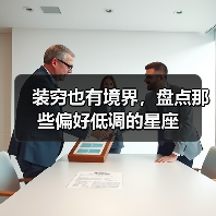 装穷也有境界，盘点那些偏好低调的星座