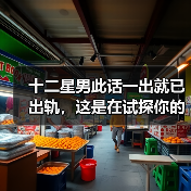 十二星男此话一出就已出轨，这是在试探你的态度！（图4）