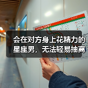 会在对方身上花精力的星座男，无法轻易抽离（图4）
