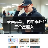 高冷外表下隐藏的乖巧内心