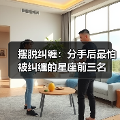 摆脱纠缠:分手后最怕被纠缠的星座前三名(图4) 摆脱纠缠:分手后最怕被纠缠的星座前三名(图4)