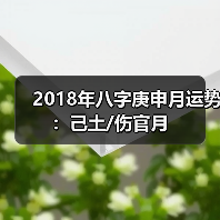 2018年八字庚申月运势:己土/伤官月(图3) 2018年八字庚申月运势:己土/伤官月(图3)
