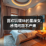喜欢玩暧昧的星座女，感情问题不严肃（图2）