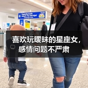 喜欢玩暧昧的星座女，感情问题不严肃（图1）