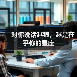 对你说话越狠，越是在乎你的星座（图3）