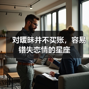 对暧昧并不买账，容易错失恋情的星座（图3）
