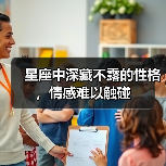 星座中深藏不露的性格，情感难以触碰（图1）