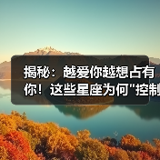 揭秘：越爱你越想占有你！这些星座为何