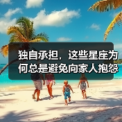 星座不向家人倾诉的秘密，这些星座总在默默扛苦！-辰飞雨慧纳知运