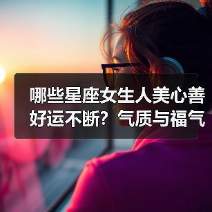 哪些星座女生人美心善好运不断？气质与福气并存的真相（图1）