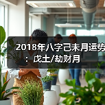 2018年八字己未月运势:戊土/劫财月(图2) 2018年八字己未月运势:戊土/劫财月(图2)