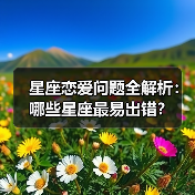 星座恋爱问题全解析：哪些星座最易出错？（图4）