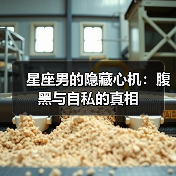 星座男的隐藏心机:腹黑与自私的真相(图3) 星座男的隐藏心机:腹黑与自私的真相(图3)