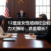 12星座女性婚姻经营能力大揭秘:谁最擅长?(图1) 12星座女性婚姻经营能力大揭秘:谁最擅长?(图1)