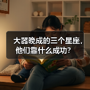 大器晚成的三个星座，他们靠什么成功？（图1）