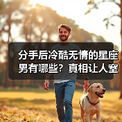 分手后冷酷无情的星座男有哪些？真相让人窒息（图1）