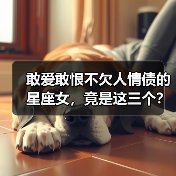 敢爱敢恨不欠人情债的星座女,竟是这三个?(图3) 敢爱敢恨不欠人情债的星座女,竟是这三个?(图3)