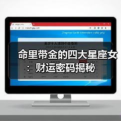 命里带金的四大星座女：财运密码揭秘（图1）