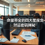 命里带金的四大星座女：财运密码揭秘（图3）