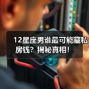 12星座男谁最可能藏私房钱？揭秘真相！（图1）