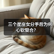 三个星座女分手后为何心软复合？（图4）