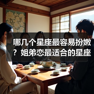 哪几个星座最容易扮嫩？姐弟恋最适合的星座推荐（图4）