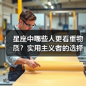 星座中哪些人更看重物质？实用主义者的选择让你意外！（图1）