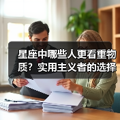 星座中哪些人更看重物质？实用主义者的选择让你意外！（图3）