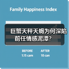 巨蟹天秤天蝎为何深陷前任情感泥潭？（图1）