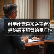 射手座竟是叛逆王者？揭秘最不服管的星座性格！（图2）