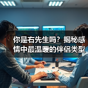 你是右先生吗？揭秘感情中最温暖的伴侣类型