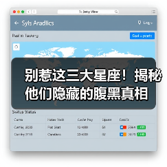 别惹这三大星座！揭秘他们隐藏的腹黑真相（图4）