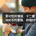 面对危险情境，十二星座的不同表现，你猜对了几个？（图2）