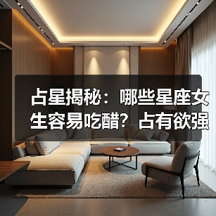 占星揭秘：哪些星座女生容易吃醋？占有欲强的真相（图4）