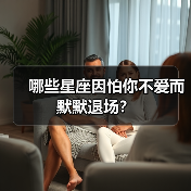 哪些星座因怕你不爱而默默退场?(图3) 哪些星座因怕你不爱而默默退场?(图3)