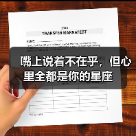 嘴上说着不在乎，但心里全都是你的星座（图1）