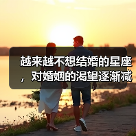 越来越不想结婚的星座，对婚姻的渴望逐渐减退（图1）