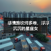 感情路坎坷多难，浮浮沉沉的星座女（图1）