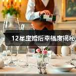 12星座婚后幸福度揭秘(图1) 12星座婚后幸福度揭秘(图1)